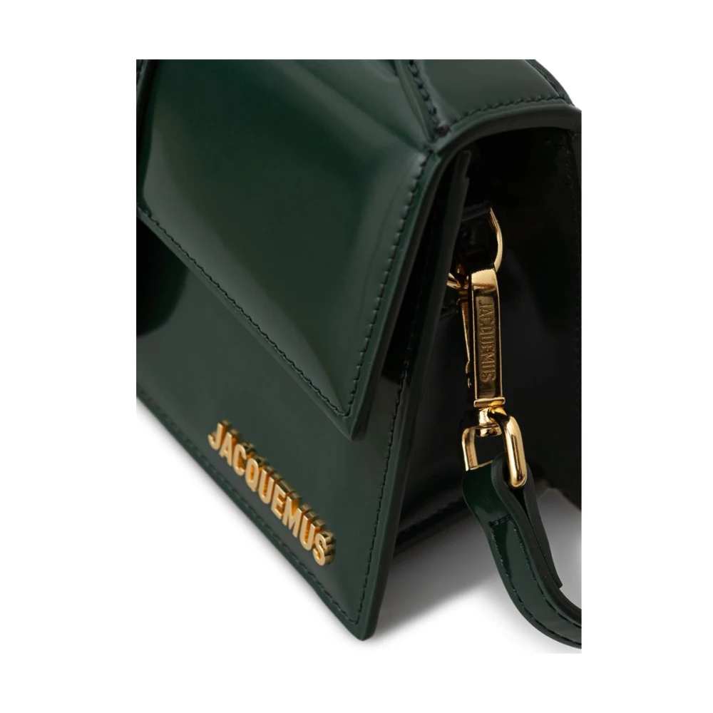 Jacquemus Groene leren schoudertas Green Dames