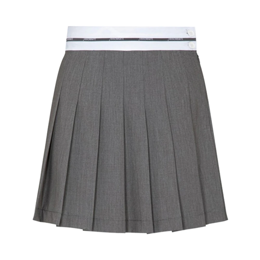 Hinnominate Women's Gray Pleated Mini Skirt - Short Skirts - Xs - Skirts