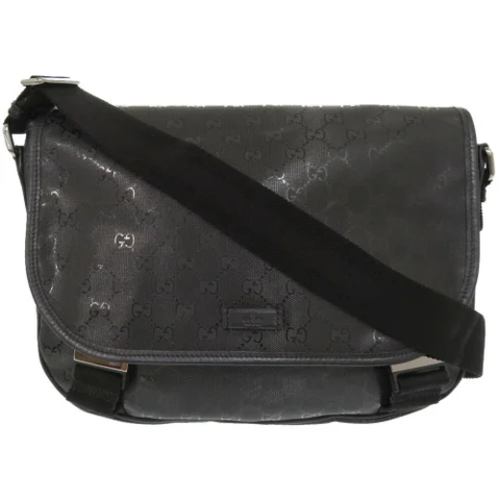 Gucci Vintage Pre-owned Canvas gucci-bags Black Dames