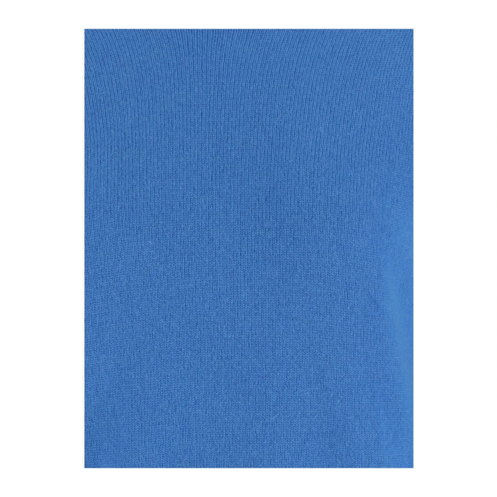 pinko Wol Kasjmier Crew Neck Sweater Blue Dames