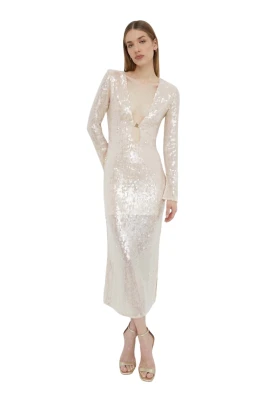 Sequin Maxi Dress
