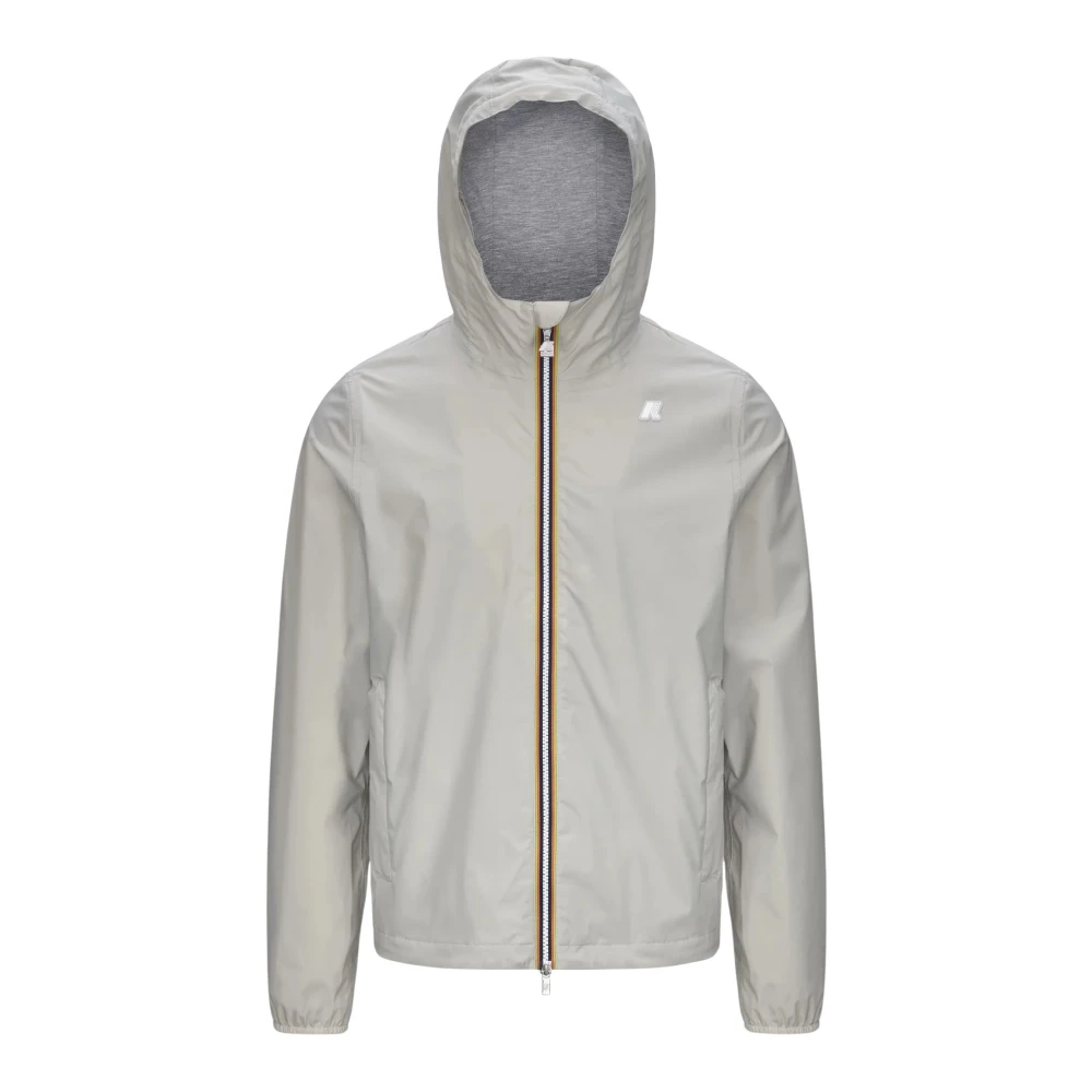 K-Way Men's Beige Jack Stretch Nylon Jersey - Light Jackets - Xl - Jackets