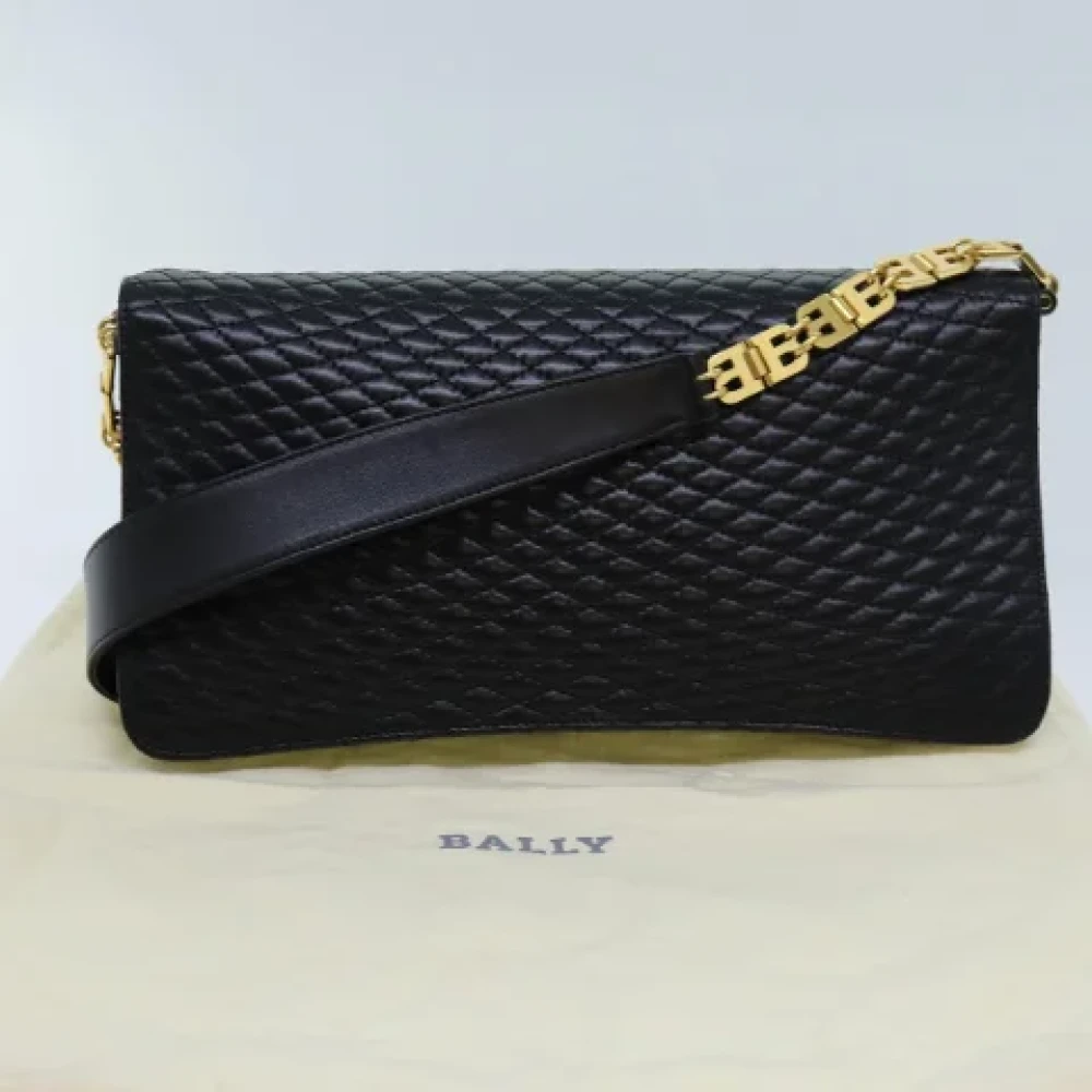 Bally Pre-owned Leather shoulder-bags Black Dames