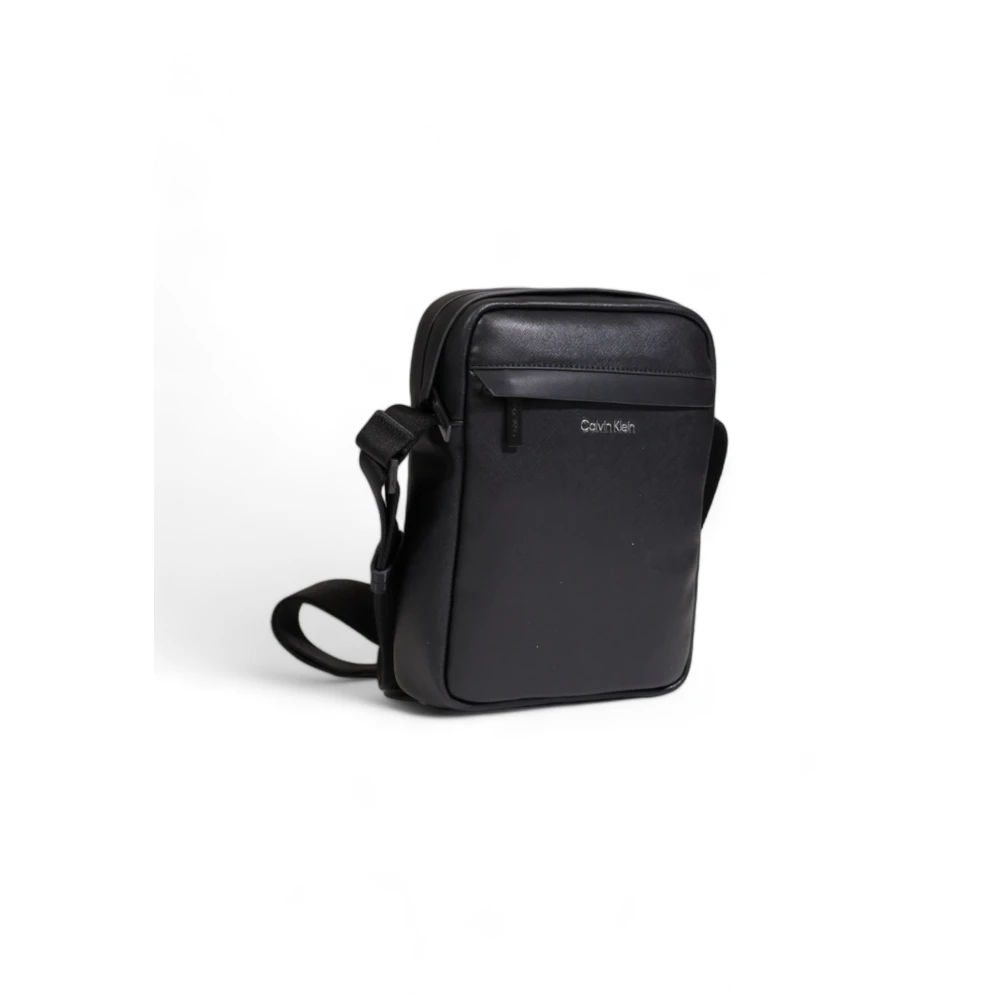 Calvin Klein Reporter Tas Herfst Winter Collectie Black Heren