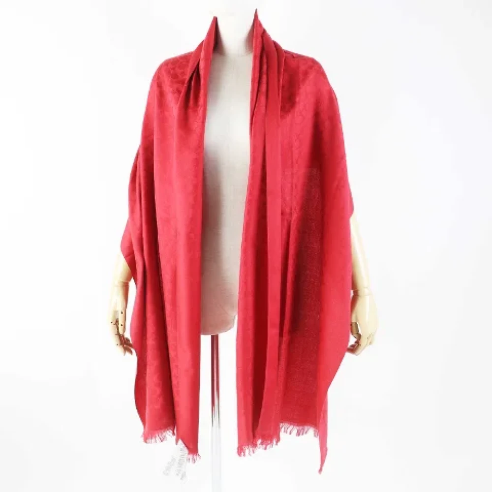 Coach Pre-owned Silk scarves Red Dames