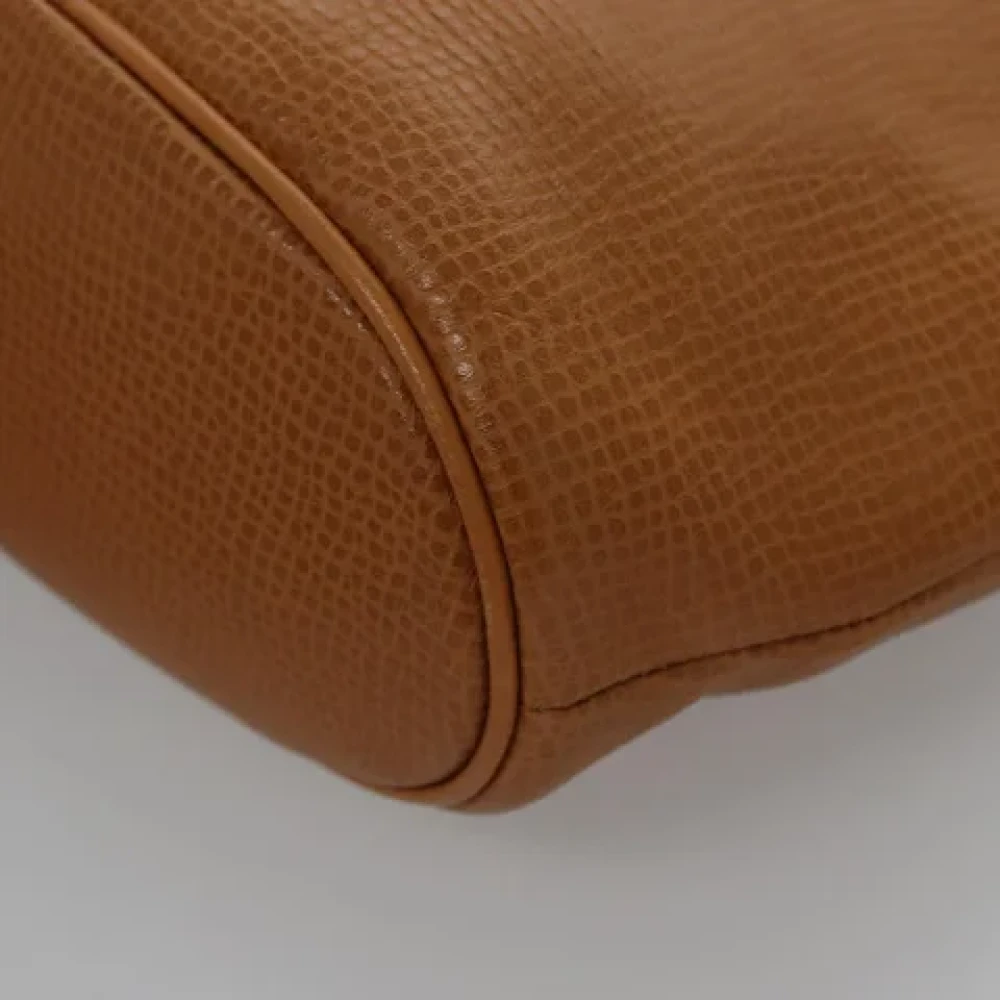 Dior Vintage Pre-owned Leather dior-bags Brown Dames