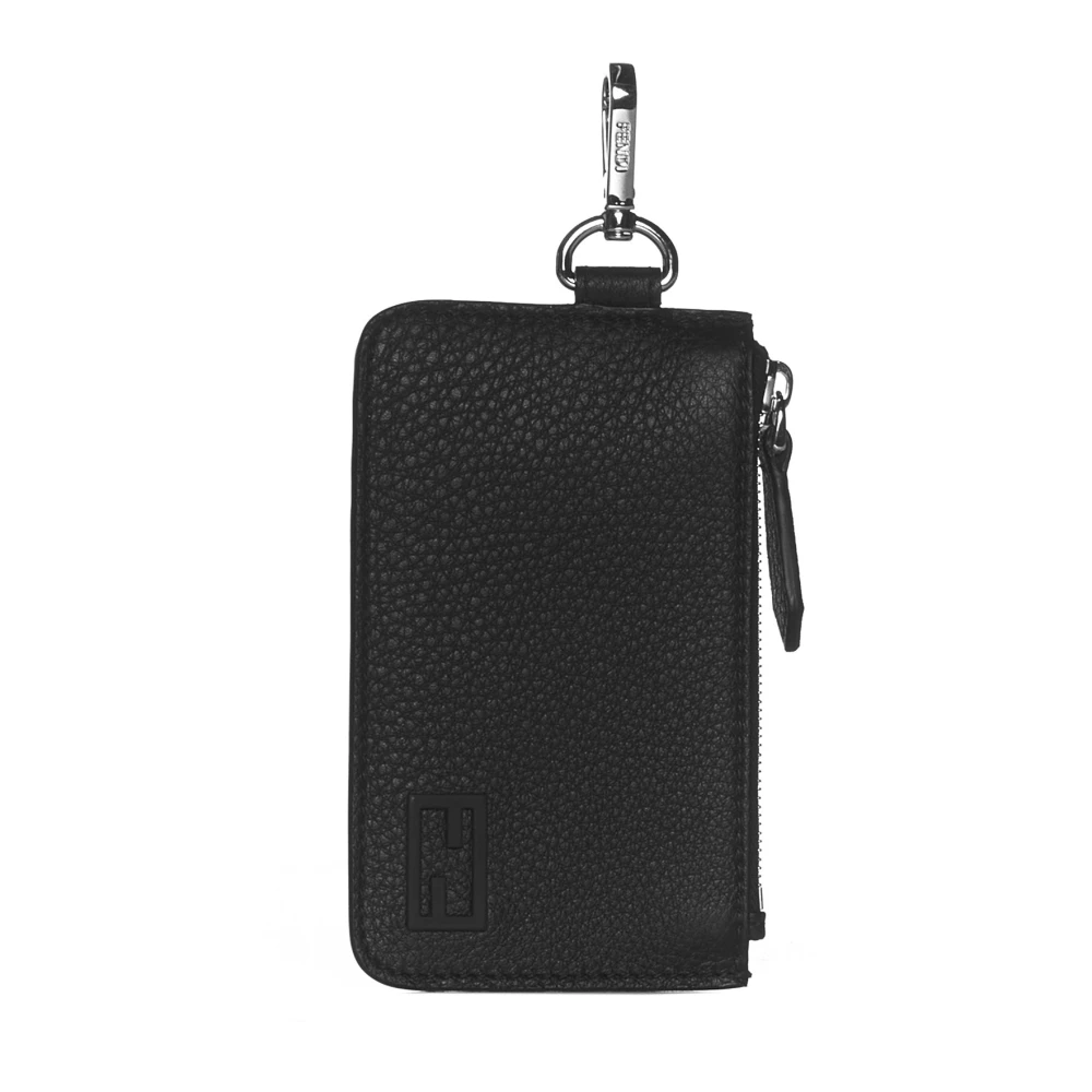 Fendi Zwarte Portemonnees Black Heren