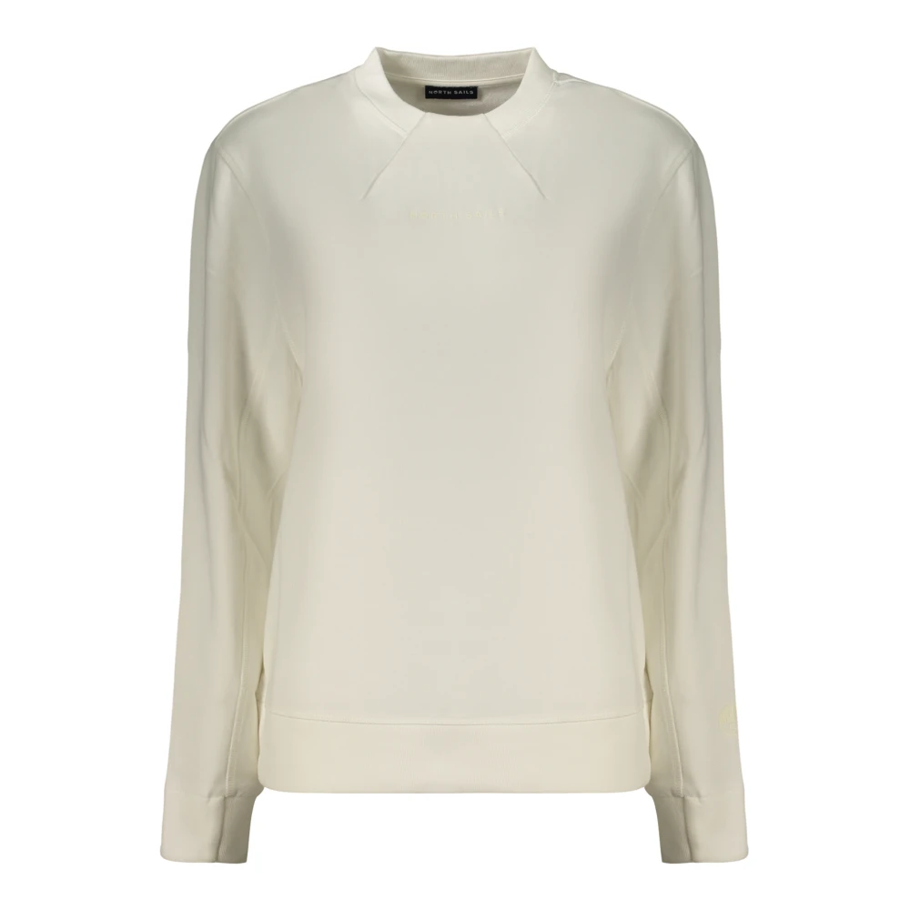 North Sails White Sweatshirts, Female, Xs, Long-Sleeved Sweatshirt