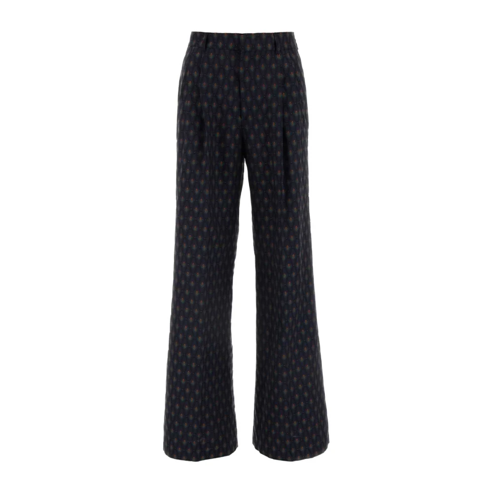 ETRO Stijlvolle Geborduurde Wollen Broek Multicolor Dames