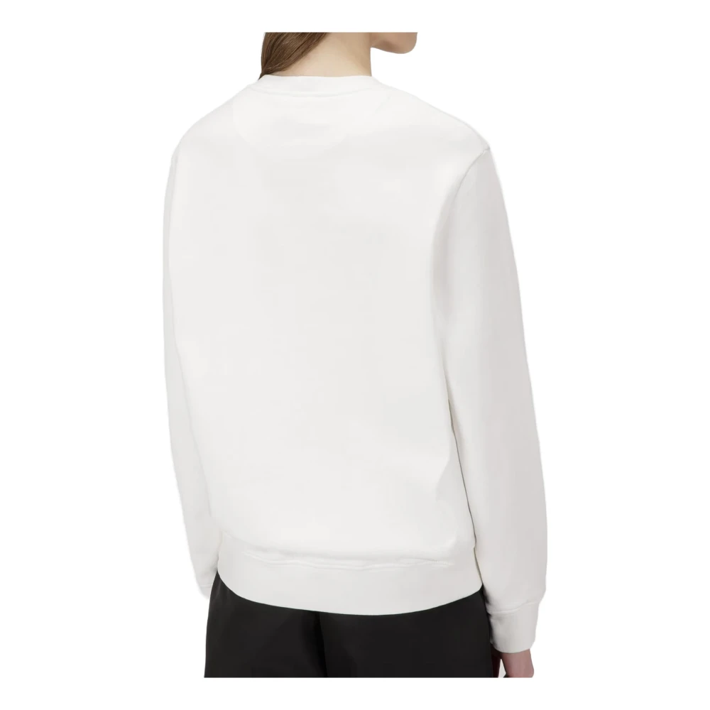 Bally Logo Crewneck Sweatshirt White Dames