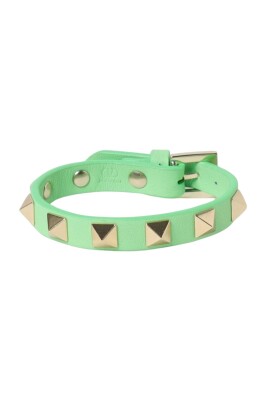 sort-rockstud-laederarmband