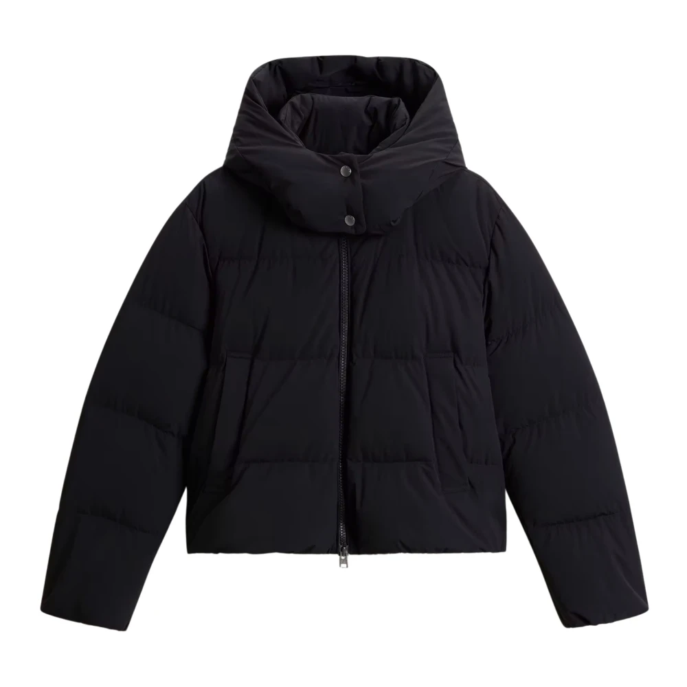 Woolrich Donna Nero Per Cfwwou2227frut3107 Giacca Madison Nera (M), Casual, Poliamide - Immagine 4