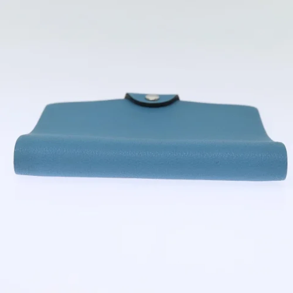 Hermès Vintage Pre-owned Leather home-office Blue Dames