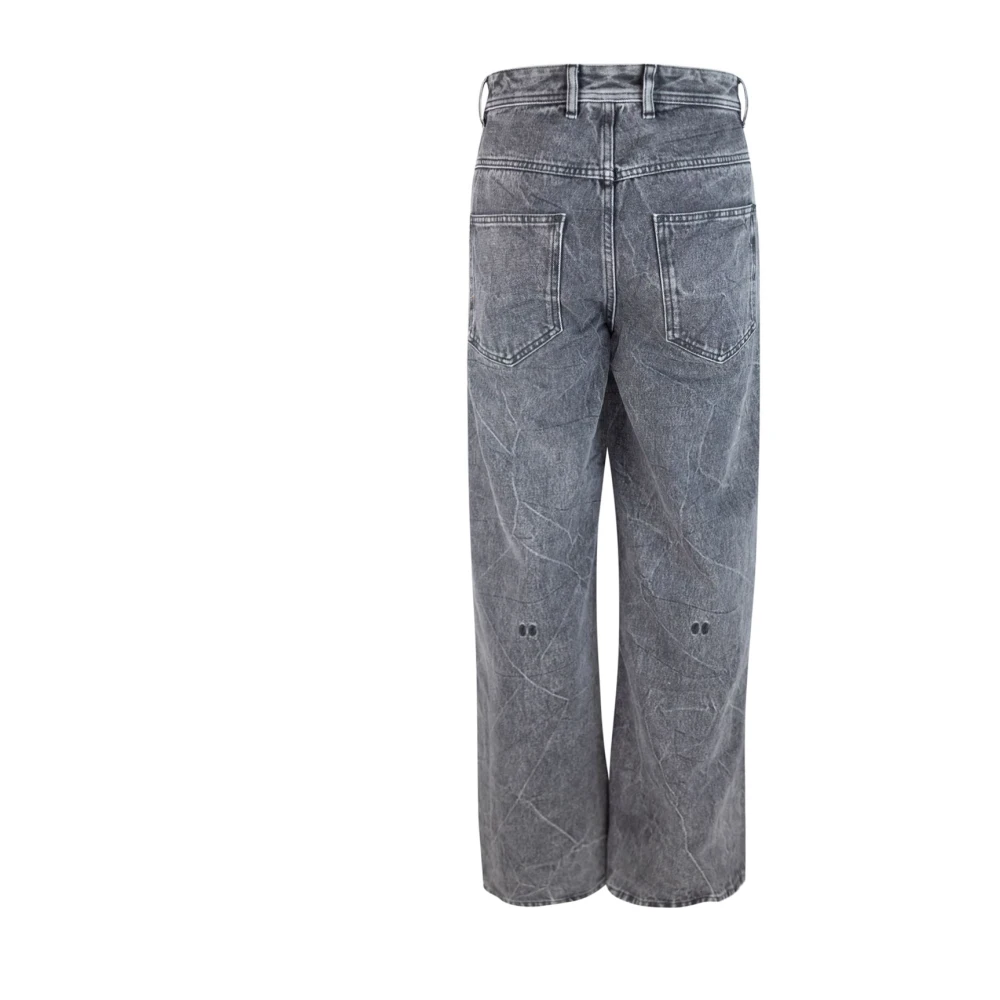 44 Label Group Jeans Straight Bleu Gray Heren