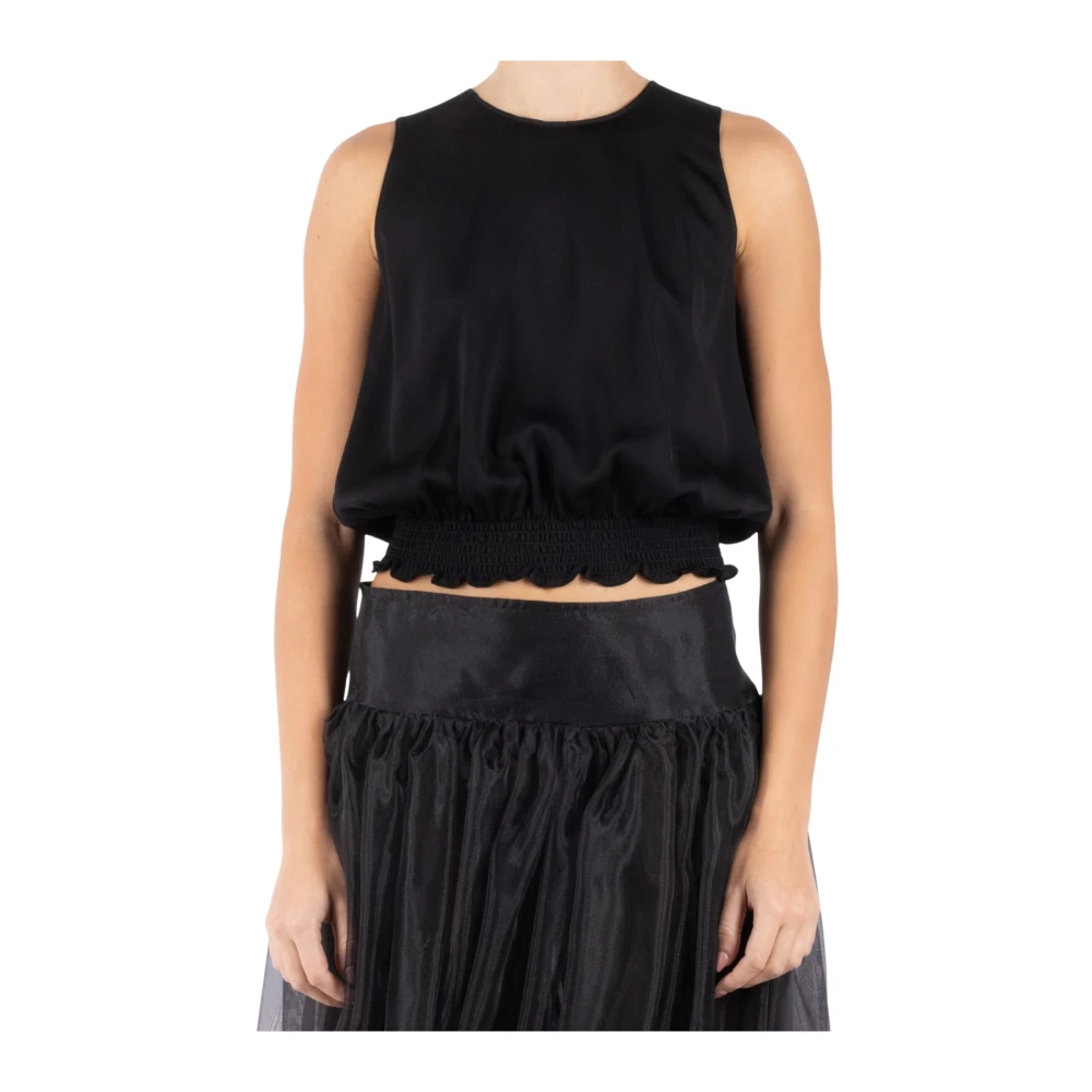 The Garment Elegante Zwarte Jurk Black Dames