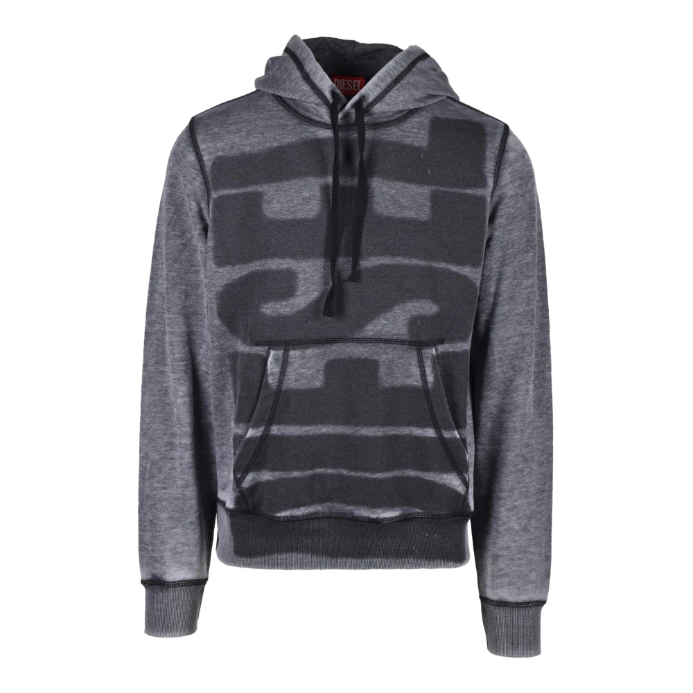 Diesel Casual Sweatshirt 65% Polyester 35% Katoen Gray Heren