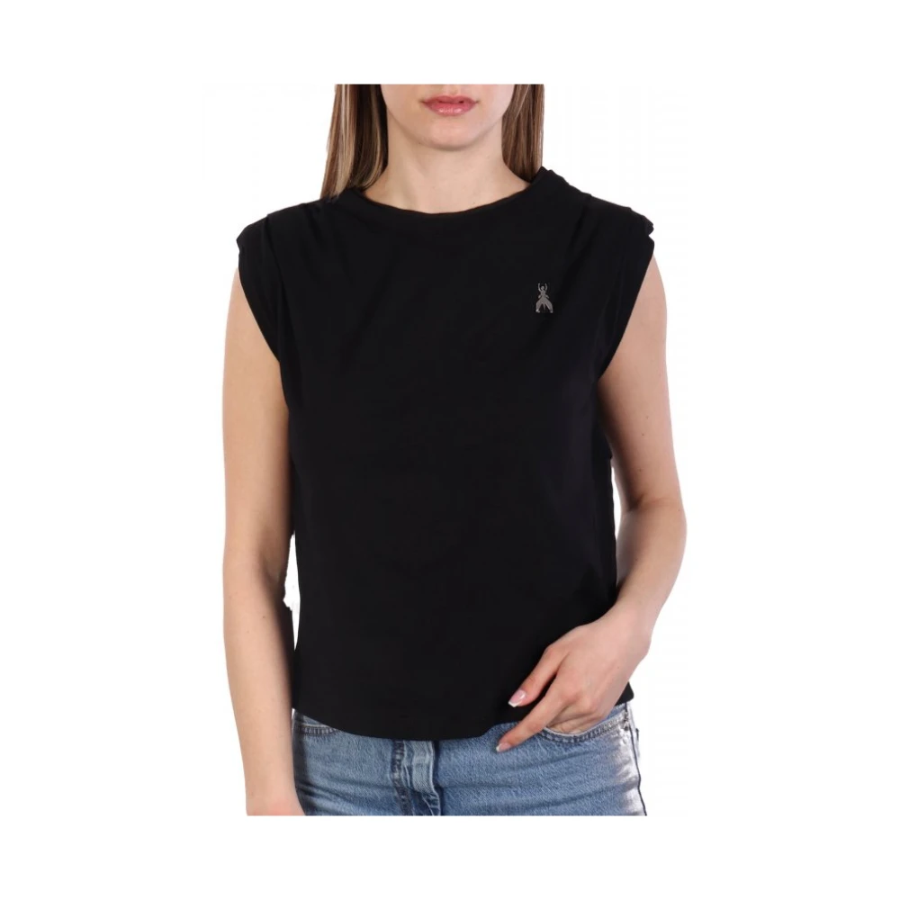Patrizia Pepe Mujer Negro Camisetas, Talla: M