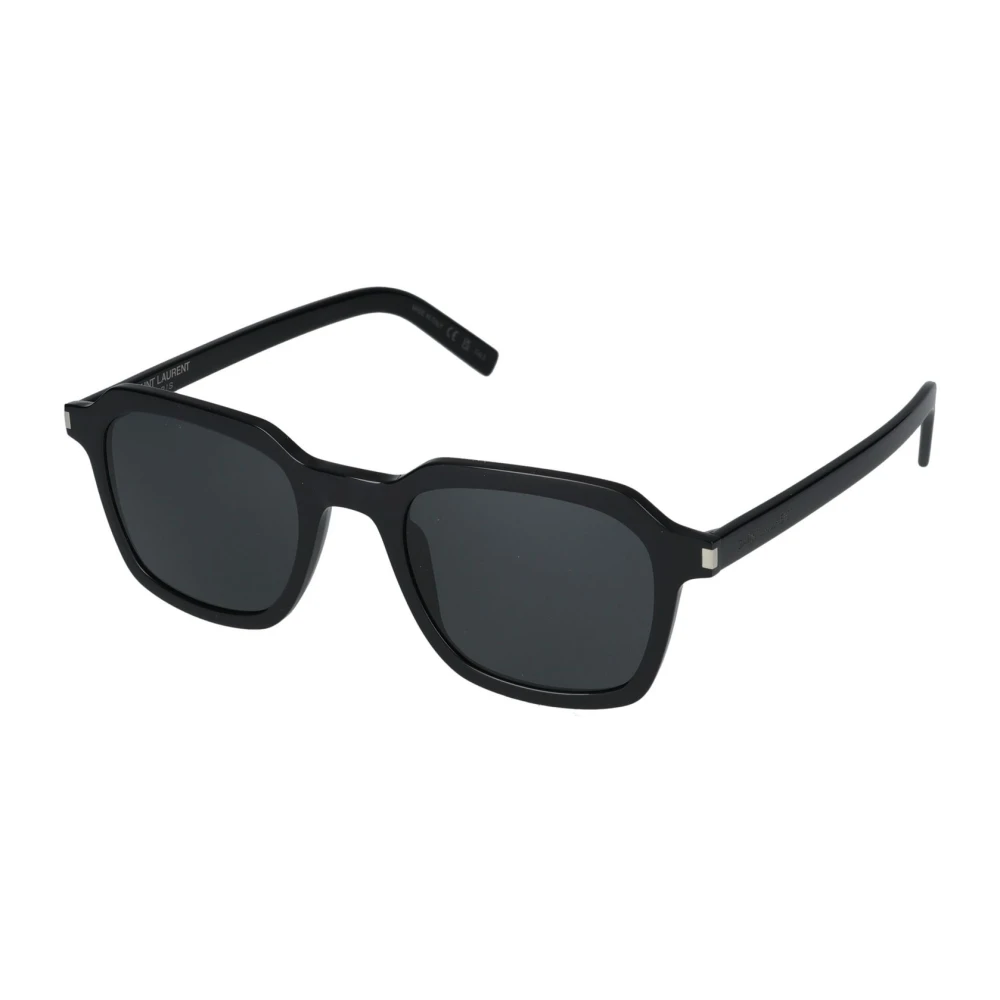 Saint Laurent Unisex Black Sunglasses, 49 Mm, Slim Sunglasses Sl 715