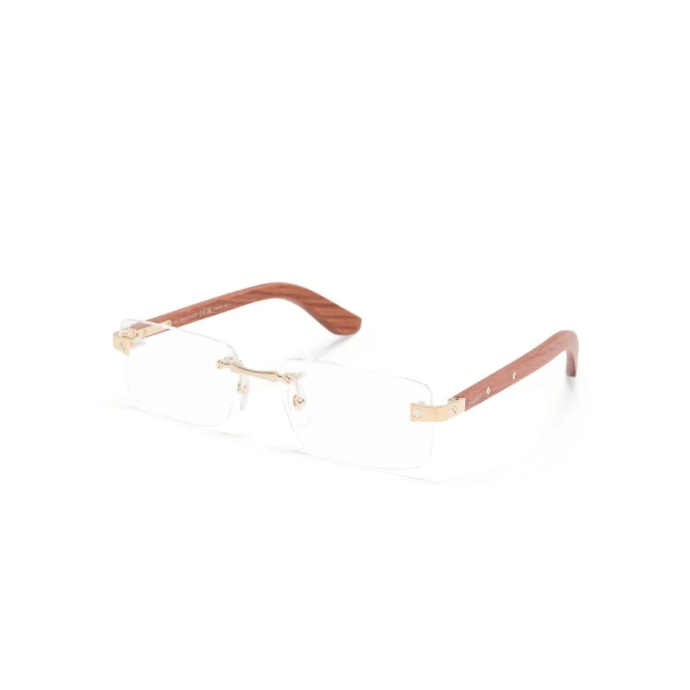 Cartier Yellow Glasses, Male, 57 Mm, Ct0513o 002 Optical Frame