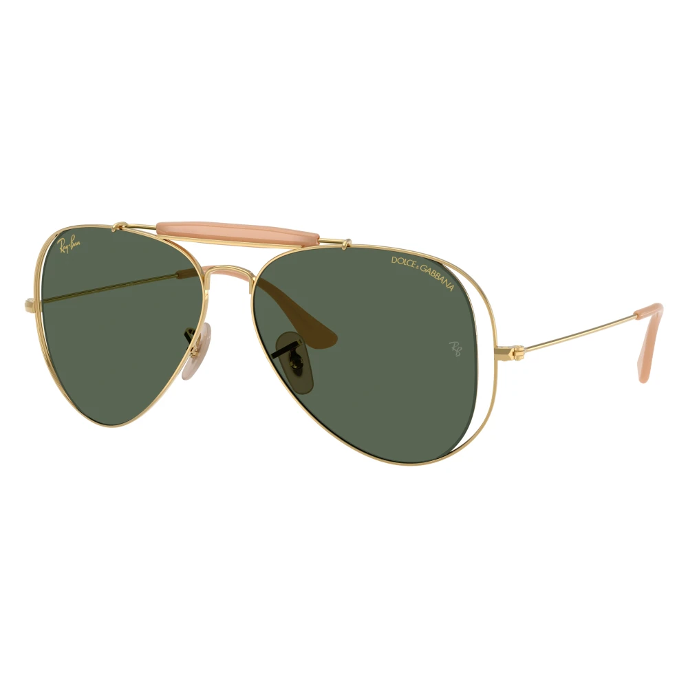 Ray-Ban Unisex Yellow Sunglasses, 58 Mm, Aviator Sunglasses