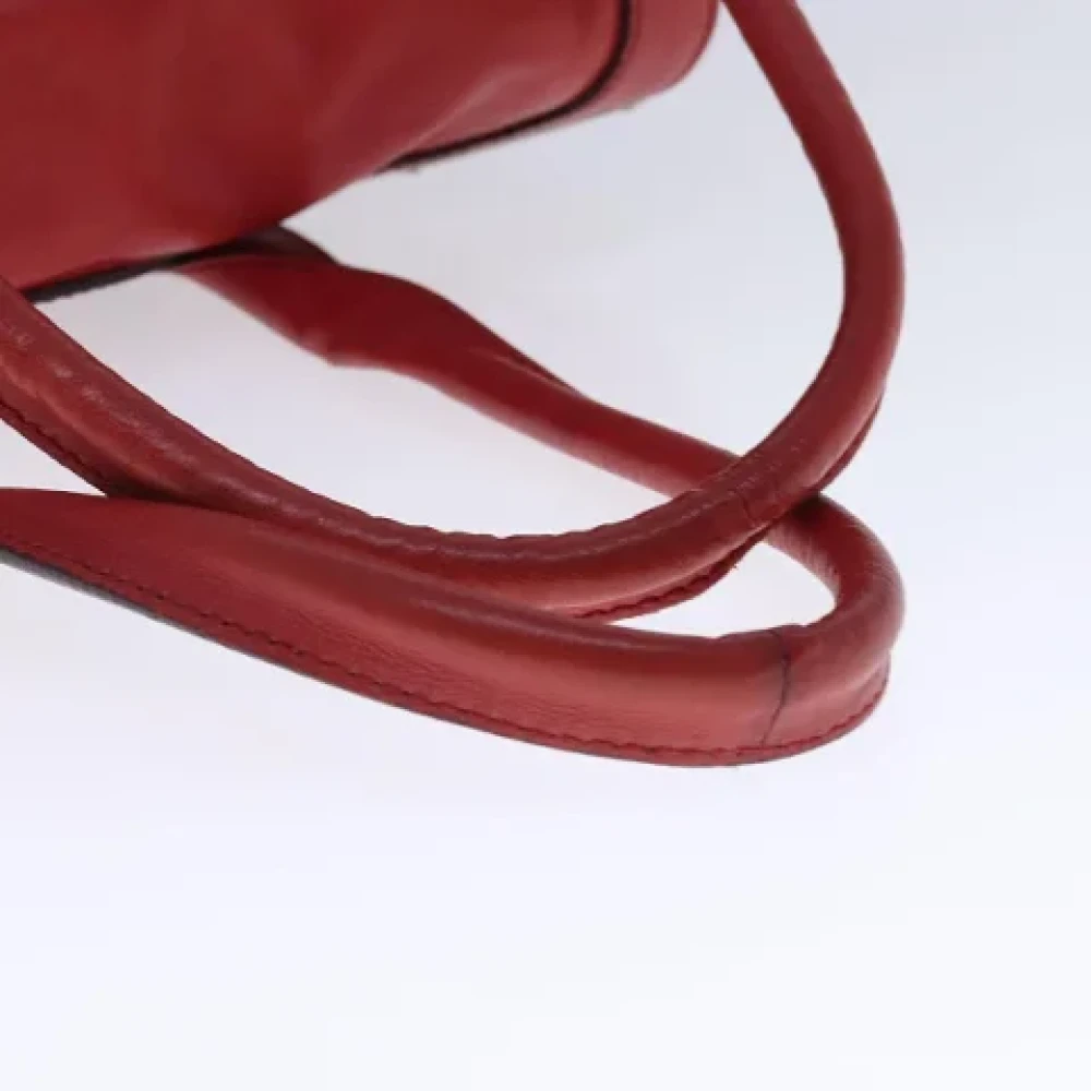 Celine Vintage Pre-owned Leather celine-bags Red Dames