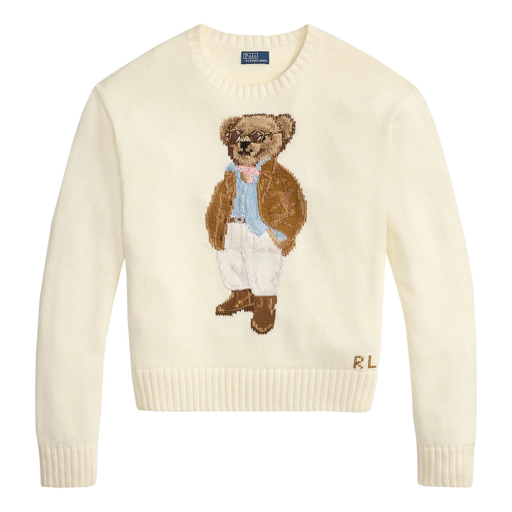 Polo Ralph Lauren Women's Beige Pullover - Round-Neck Knitwear - S - Knitwear