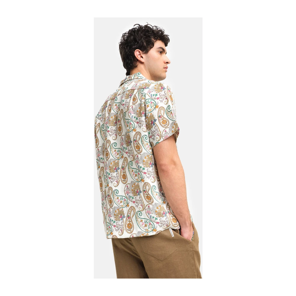 Peninsula Casablanca Linnen Bowling Shirt Multicolor Heren