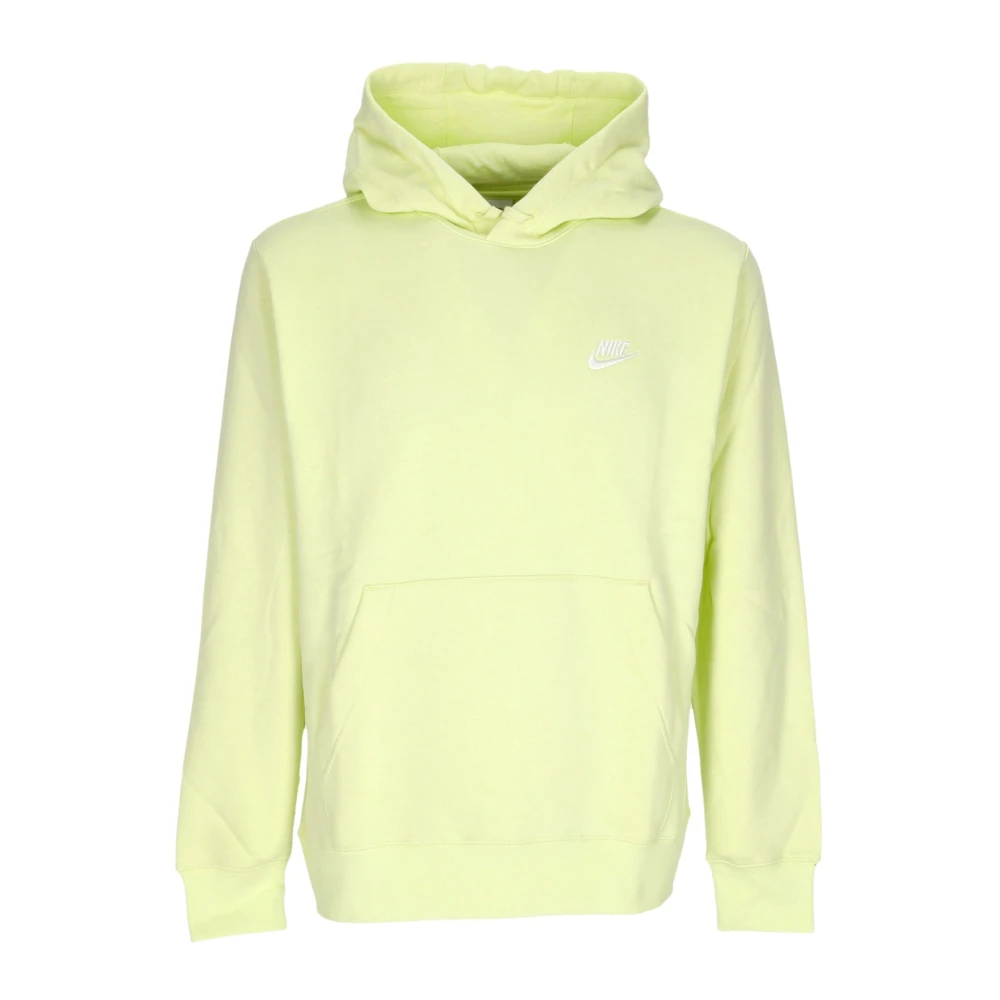 Nike Luminous Green Sportswear Club Fleece Hoodie Green, Herr