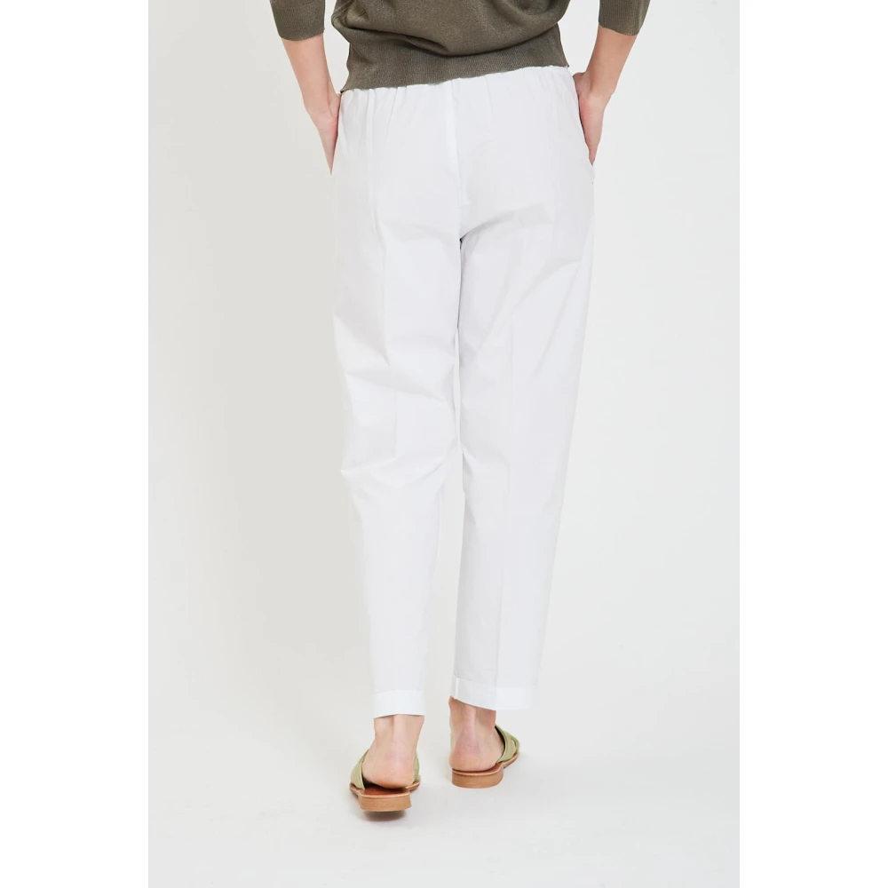Alpha Studio Geplooide Broek White Dames