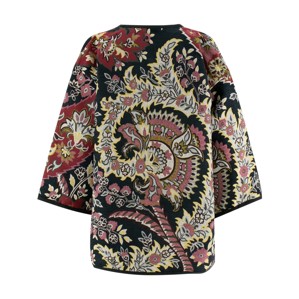 ETRO Jacquard Patroon Jas Multicolor Dames