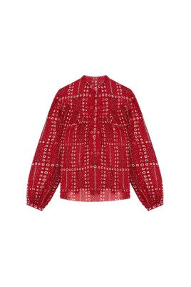 chemise-en-coton-rouge