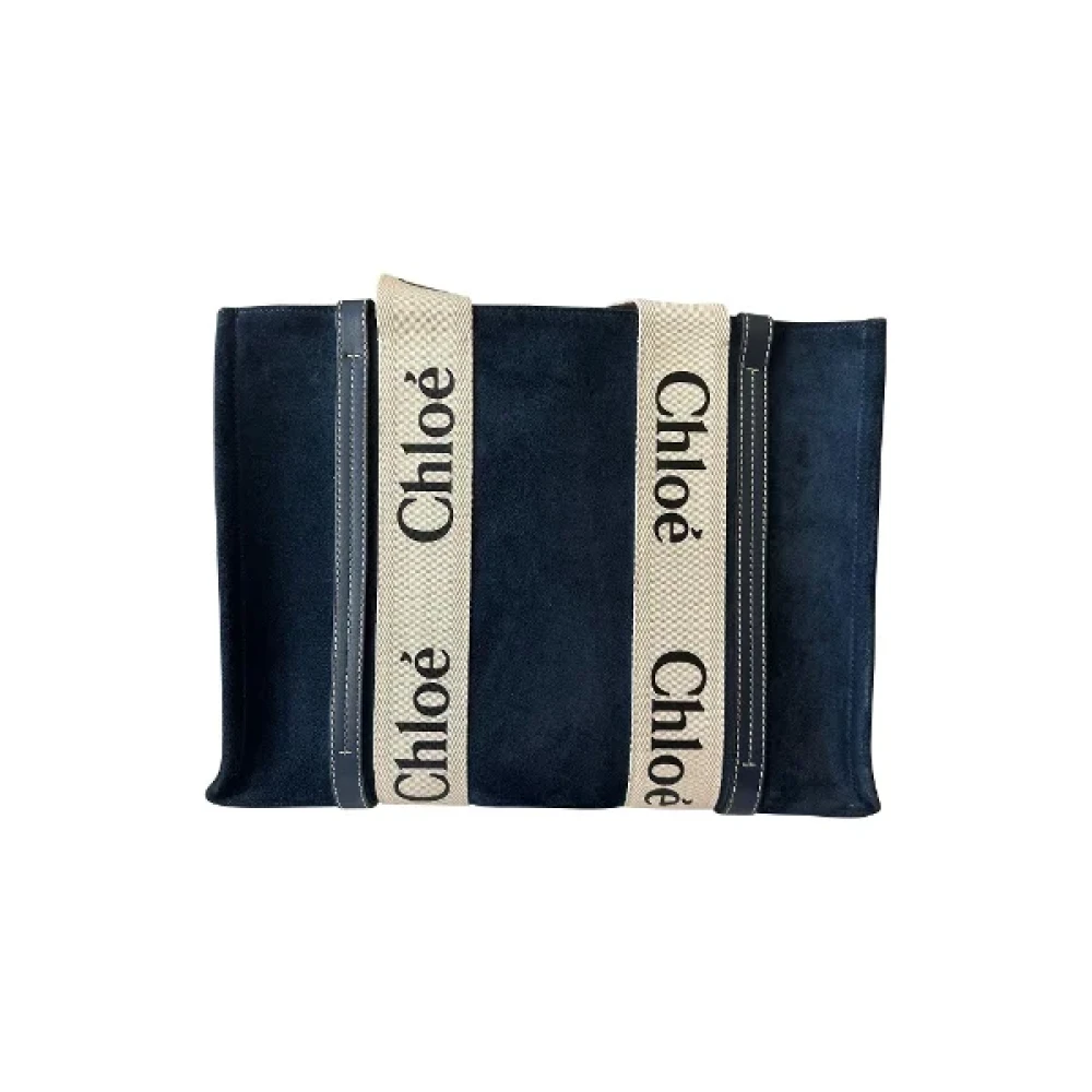 Chloé Pre-owned Canvas handbags Blue Dames