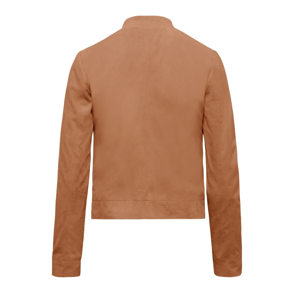BomBoogie Leather Jackets Green Dames