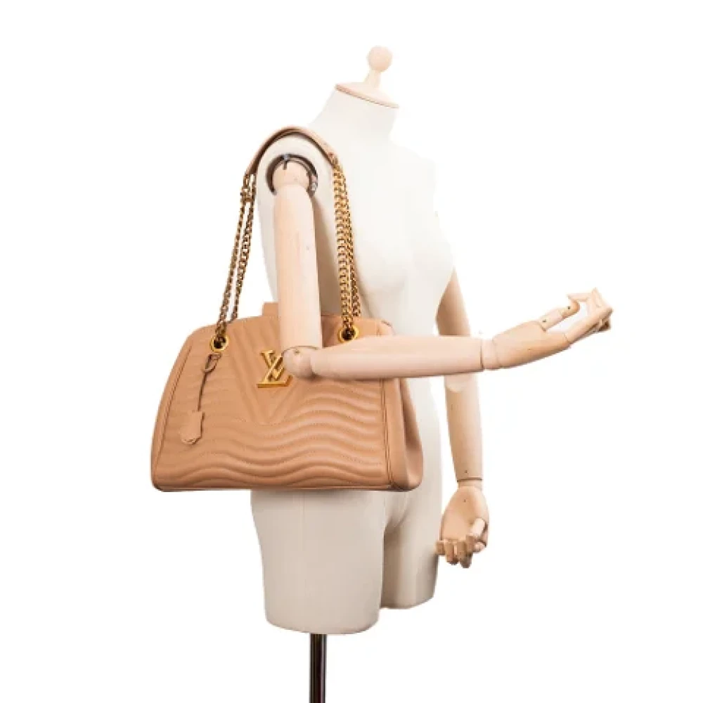 Louis Vuitton Vintage Pre-owned Leather louis-vuitton-bags Beige Dames
