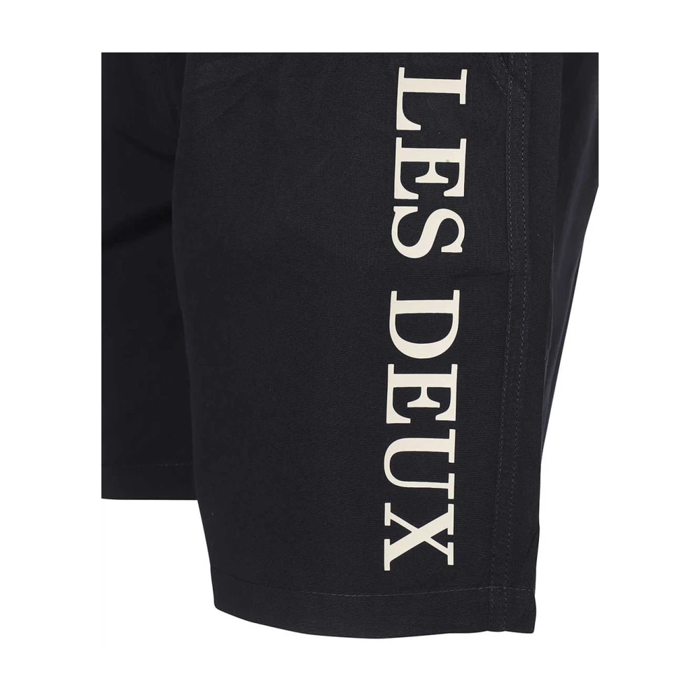 Les Deux Zwembroek met print en verstelbare taille Blue Heren