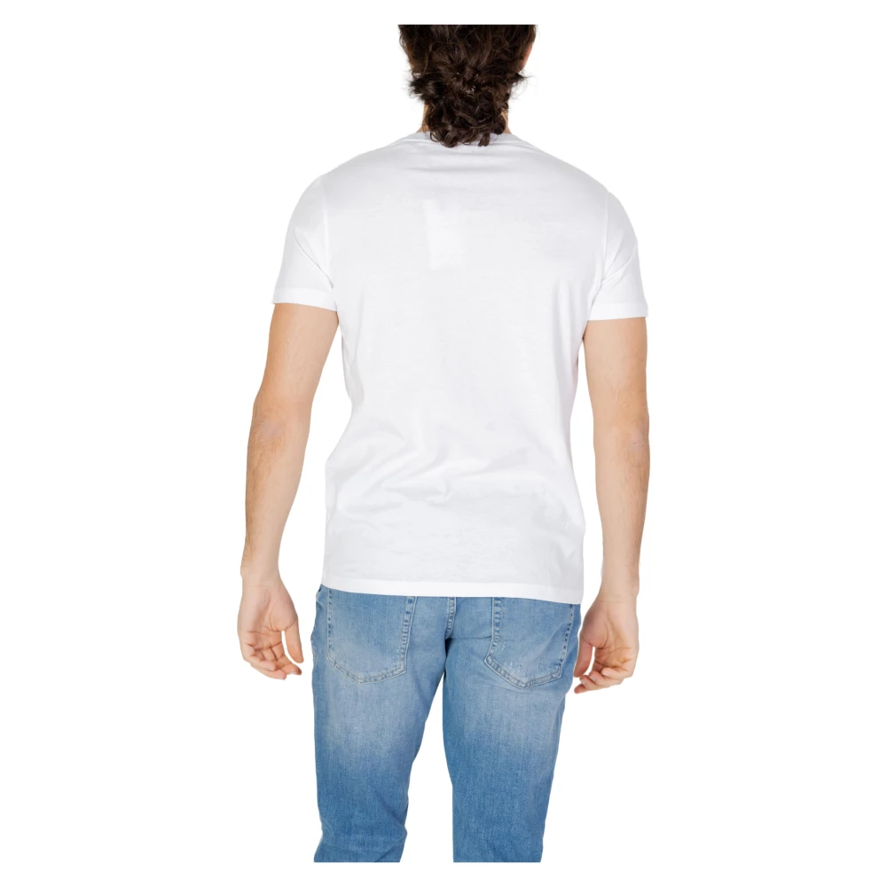 U.s. Polo Assn. Heren T-shirt Lente Zomer Collectie White Heren