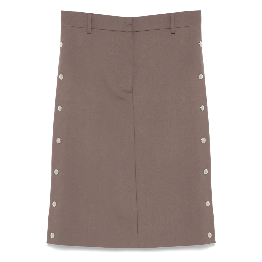 Stella Mccartney Studded Rok Brown Dames