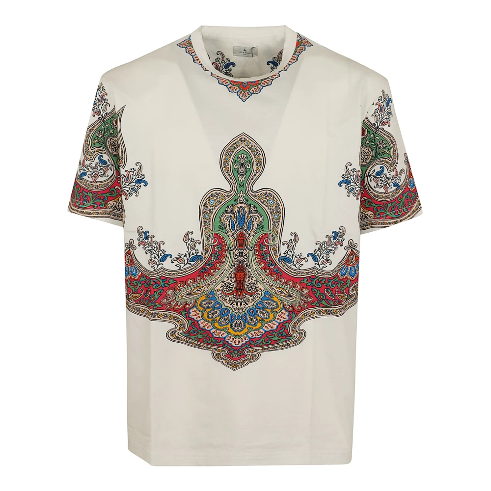 Etro Men's Multicolor T-Shirts, M, Cotton T-Shirt