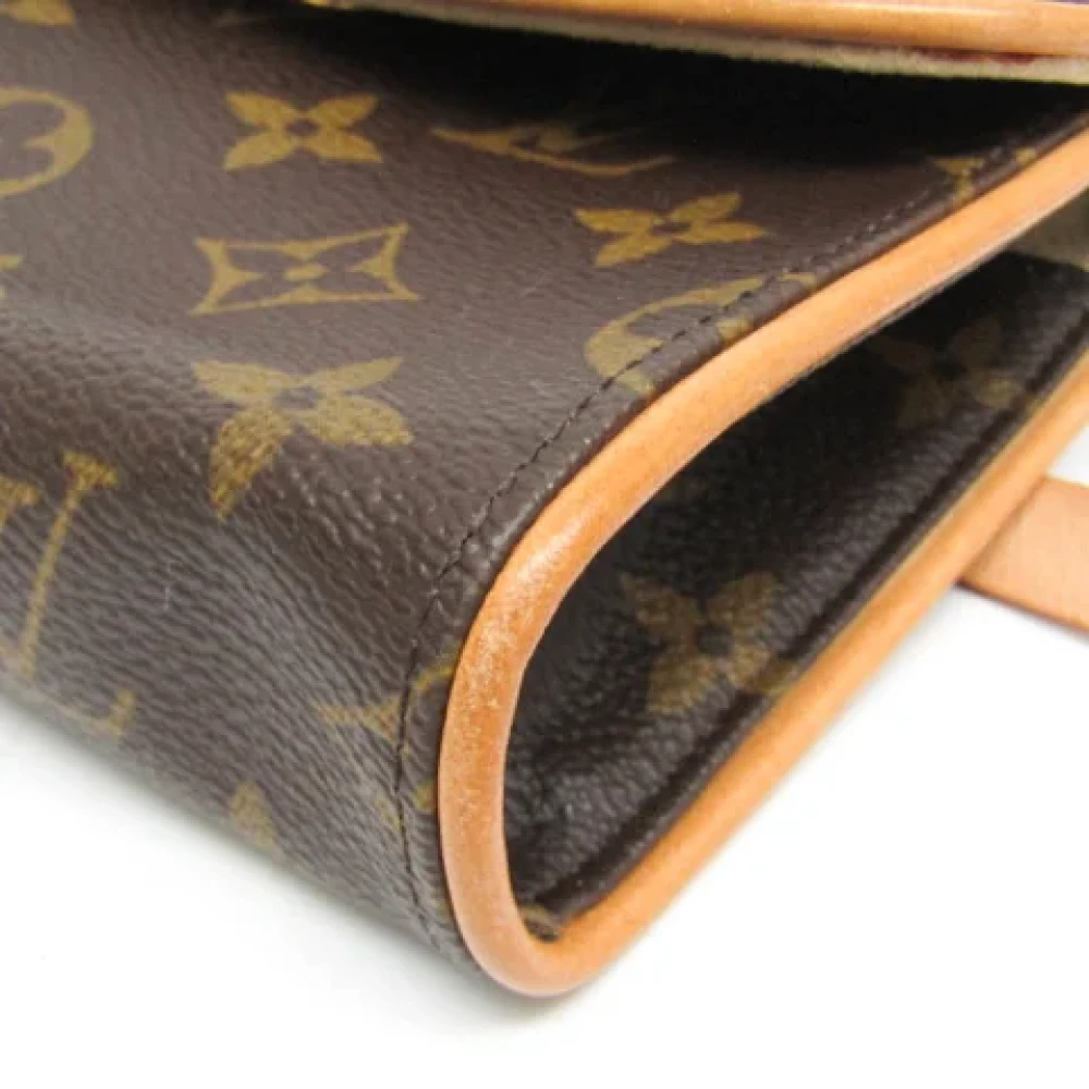 Louis Vuitton Vintage Pre-owned Fabric crossbody-bags Brown Dames