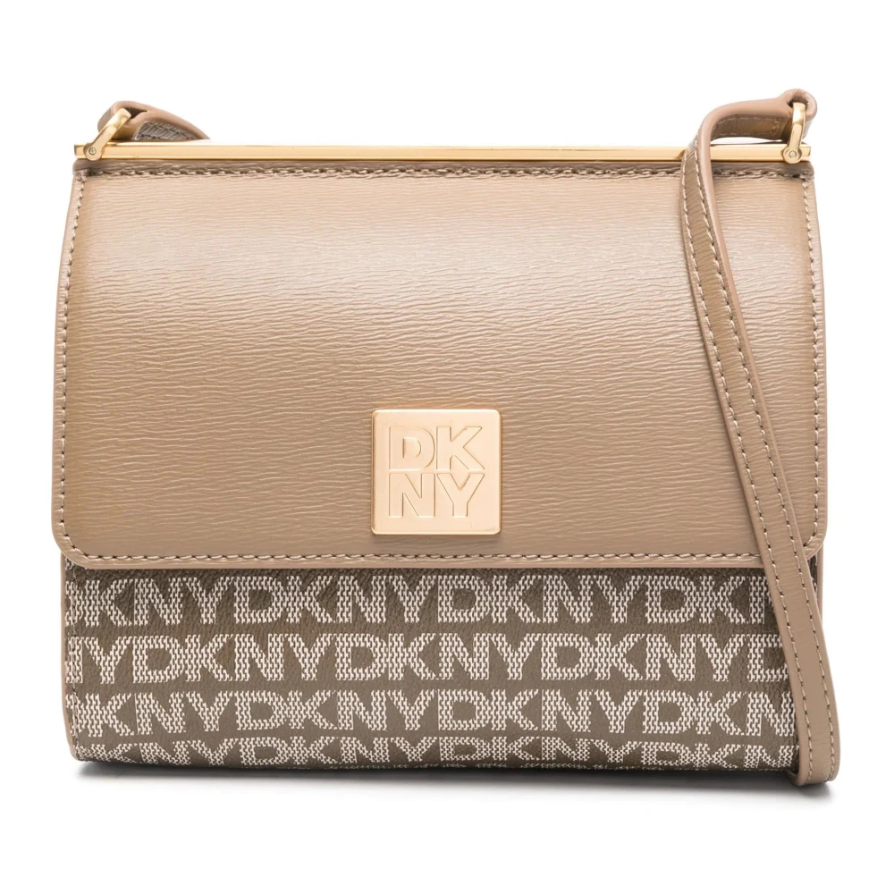 Dkny Women's Beige Cross Body Bags, One Size, Leather Crossbody Bag