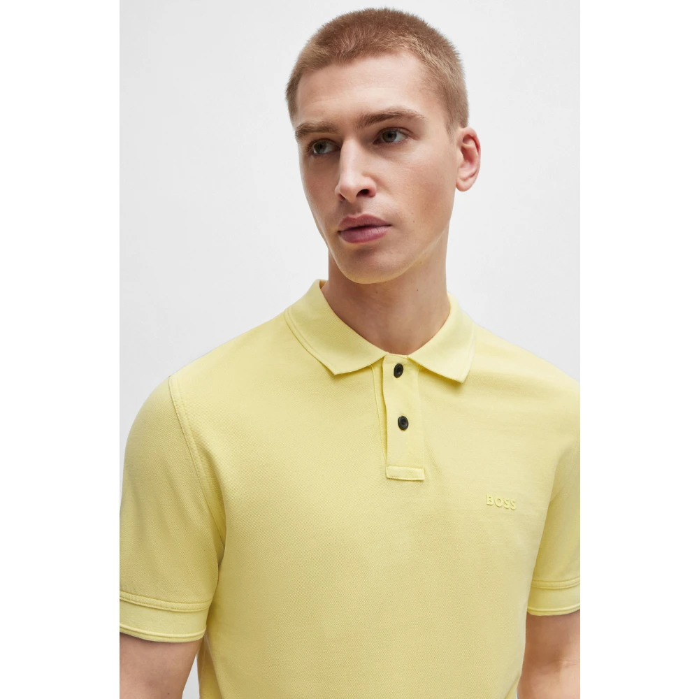 Boss Klassiek Poloshirt Yellow Heren