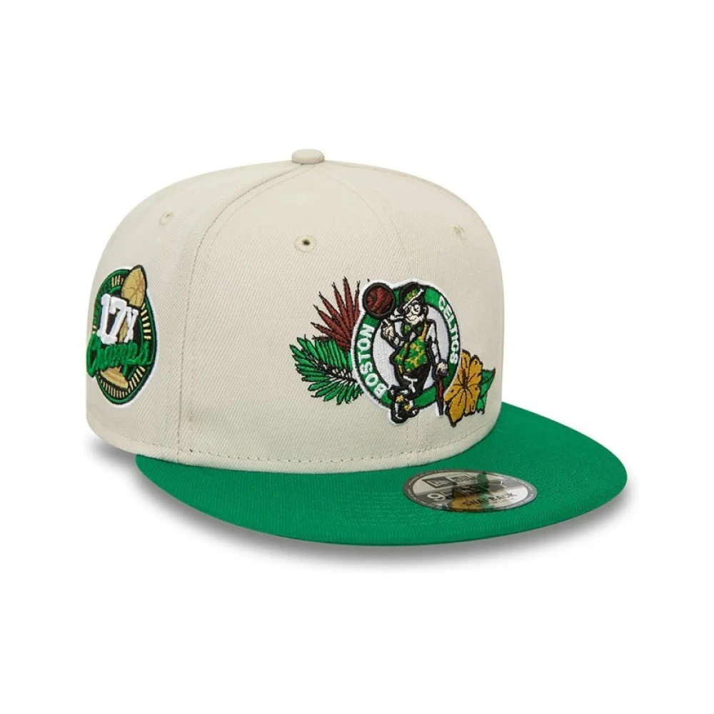 new era Beige Celtics NBA Bloemenpet Beige Heren