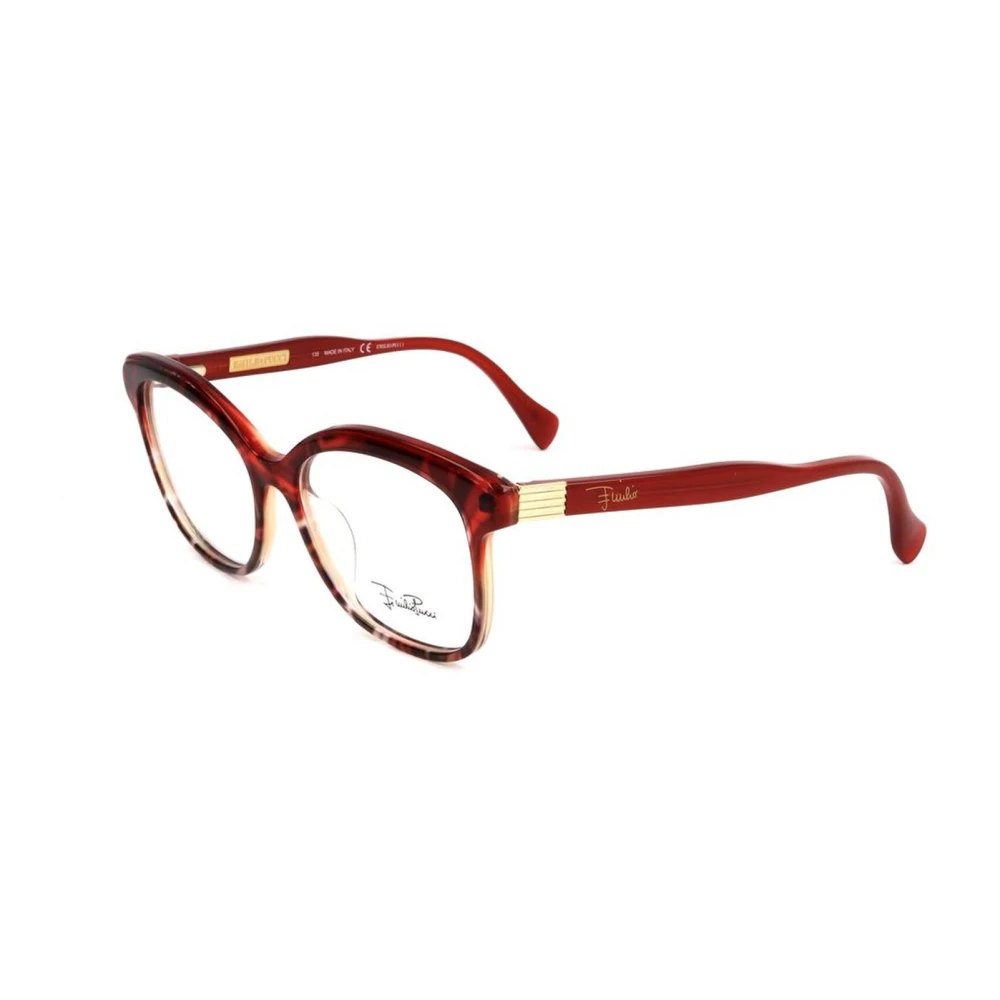 EMILIO PUCCI Rode plastic monturen met kersendial Multicolor Dames