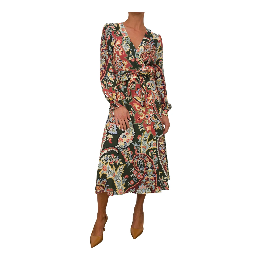 ETRO Fantasia Midi Jurken voor Vrouwen Multicolor Dames