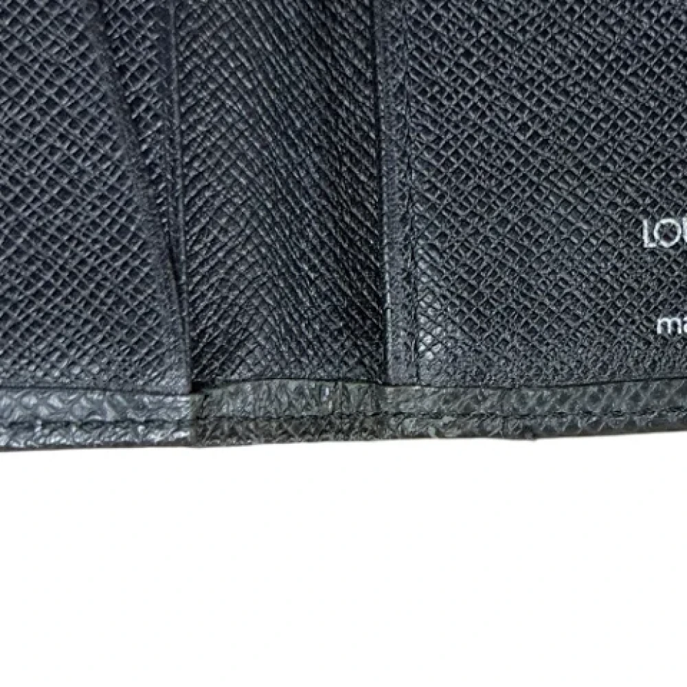 Louis Vuitton Vintage Pre-owned Leather wallets Black Heren