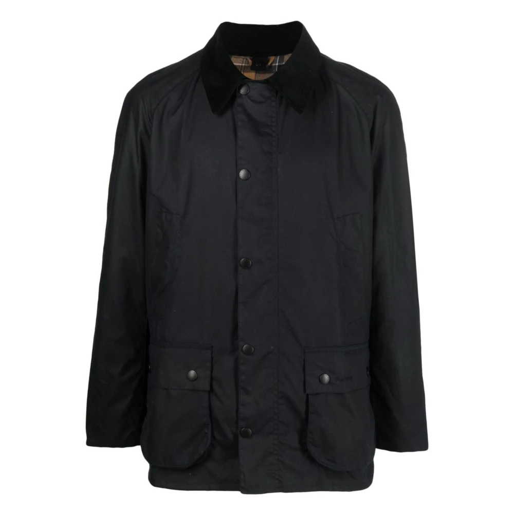 Barbour Men's Blue Light Jackets, Xl, Ashby Wax Jacket
