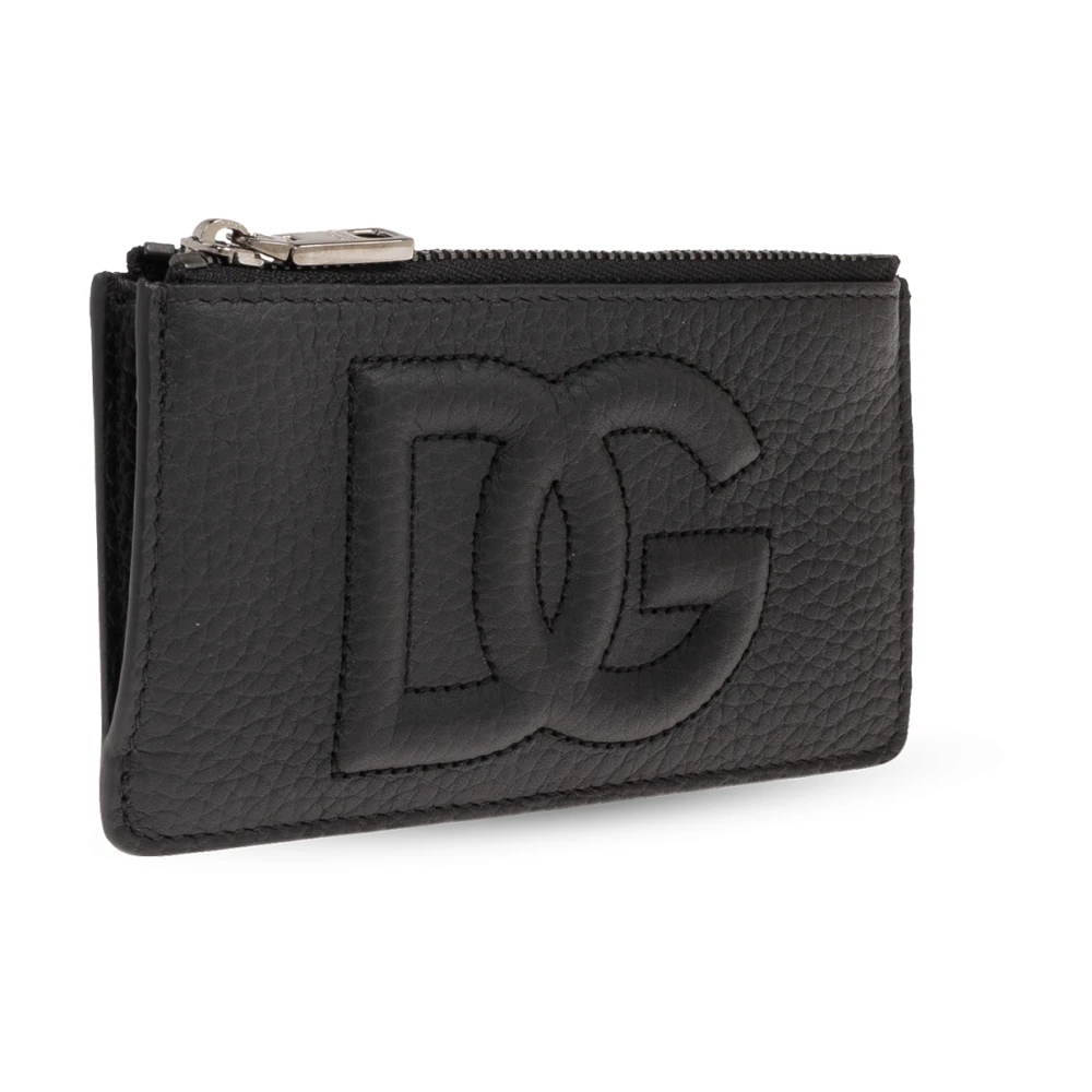 Dolce & Gabbana Kaarthouder met logo Black Heren