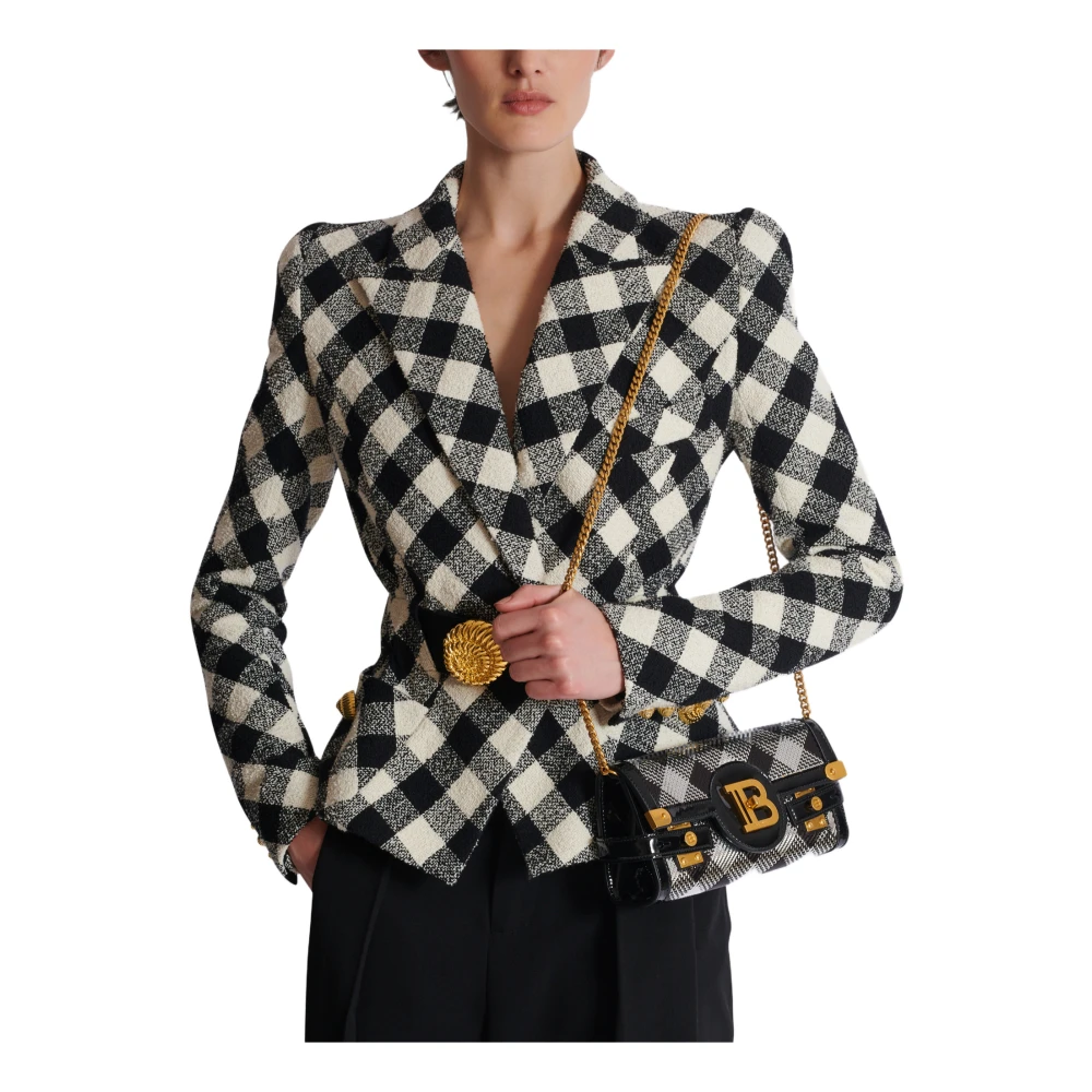 Balmain B-Buzz Pouch 23 Black Dames