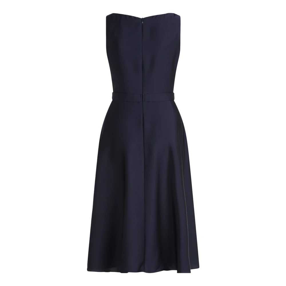 Vera Mont Cocktailjurk met watervalhals Blue Dames