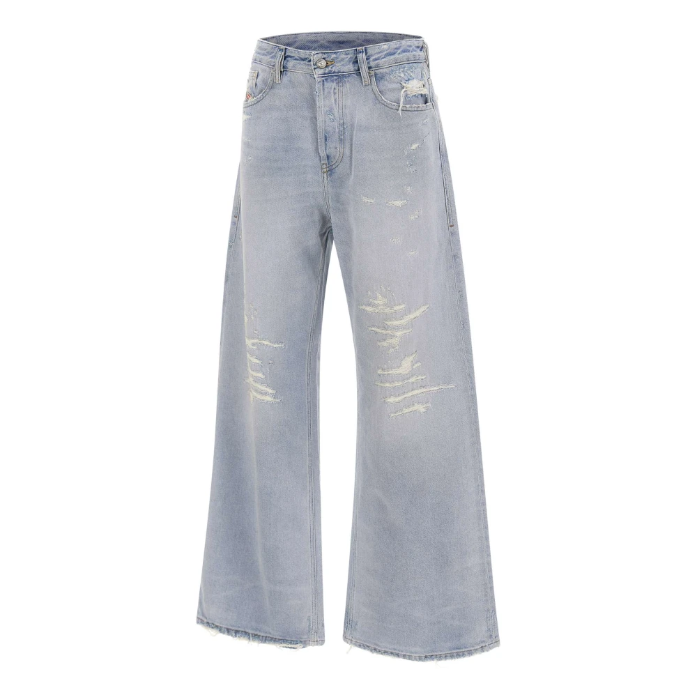 Diesel Women's Blue Relaxed Jeans 1996 D-Sire - Wide Jeans - W25 L32 - Jeans